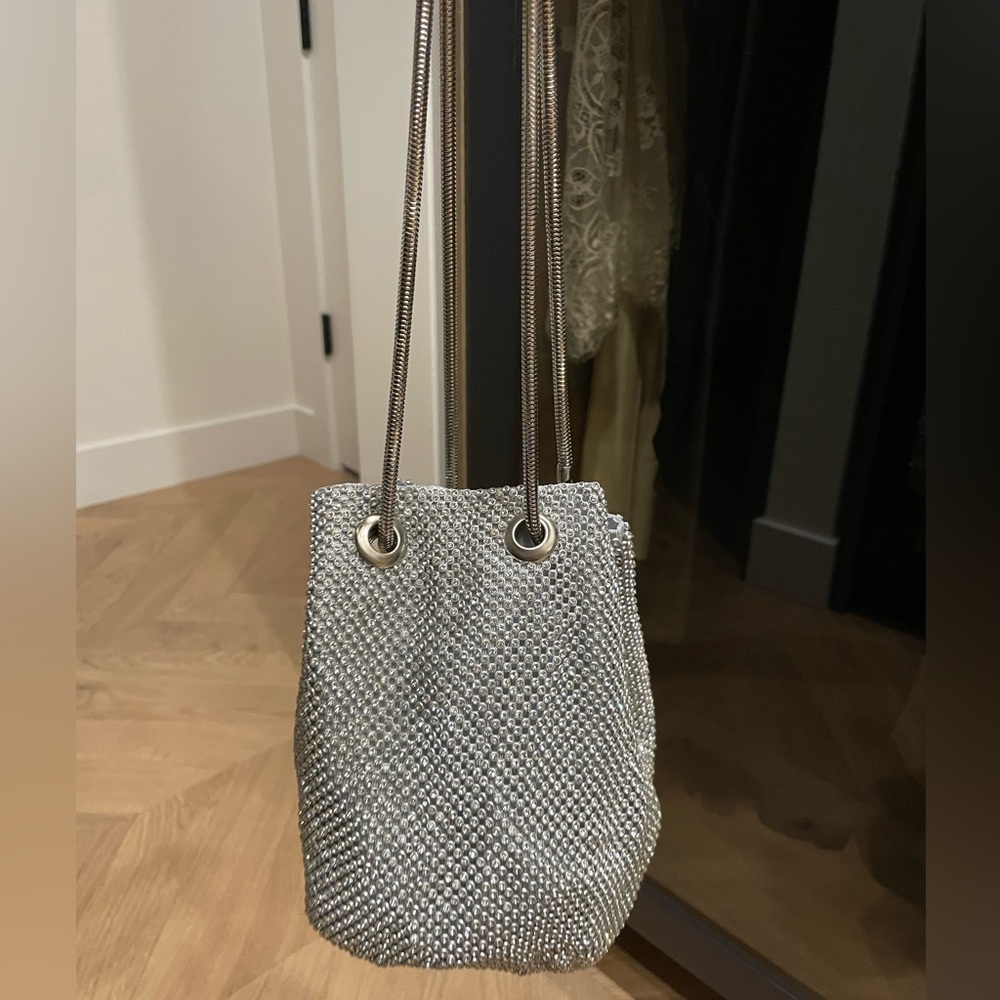 Rhinestone Bucket Bag